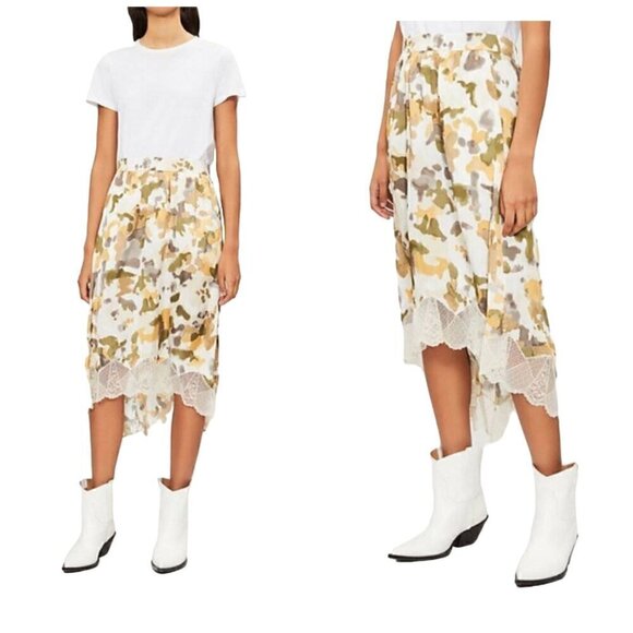 Zadig et‎ Voltaire Joslin Skirt, Camou Print, 42EU/M - Picture 2 of 15